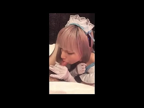 ❤️ Japonų dievaitis [mayuka], prancūzės tarnaitės kostiumas, 1 dalis, blowjob ir masturbacija su losjonu ❤❌ Anal video prie mūsų ❌️❤
